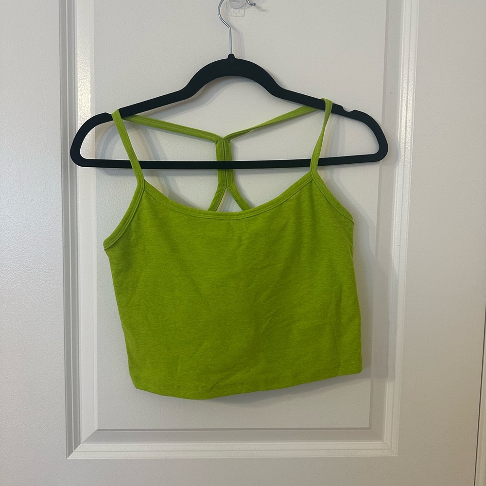 Spacedye Slim Racerback Cropped Tank